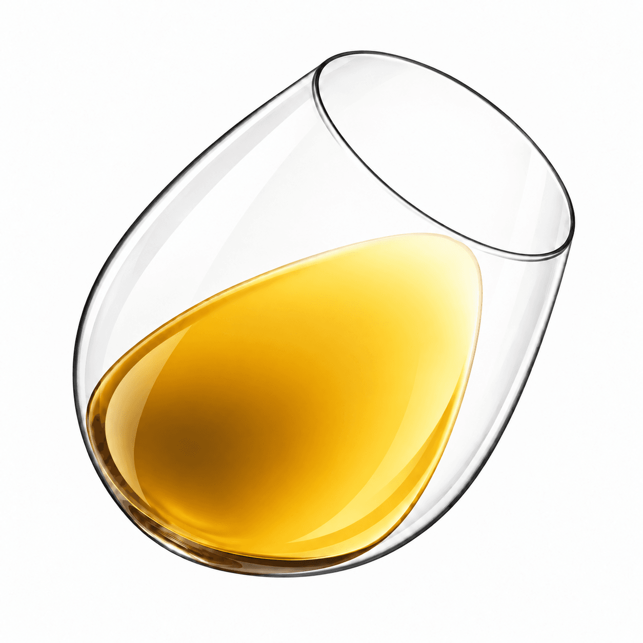 Sauternes wine colour in the glass