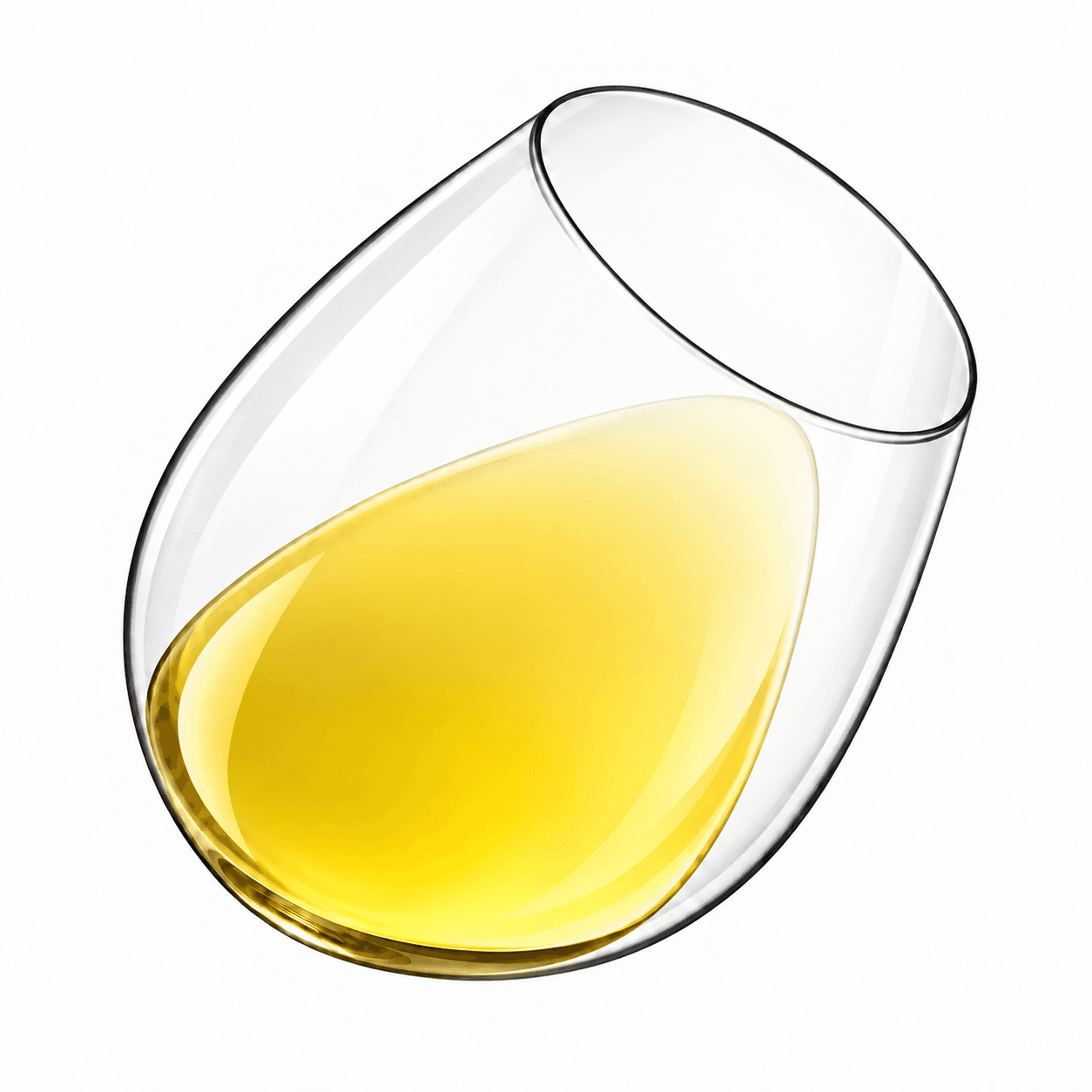 Vouvray wine colour in the glass