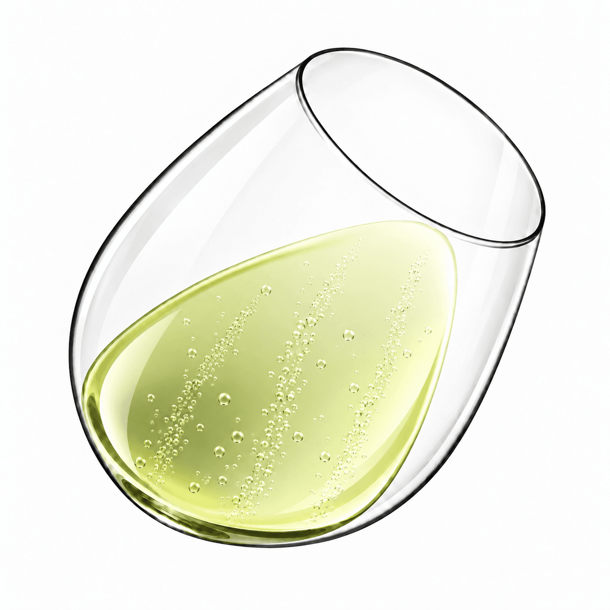 Prosecco di Conegliano Valdobbiadene wine colour in the glass